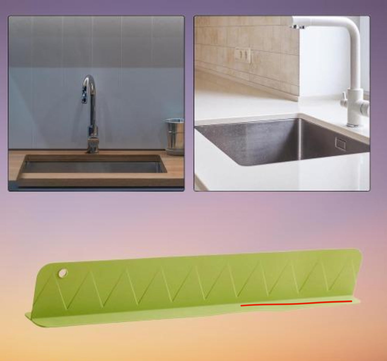 Silicone Sink Backsplash Guard