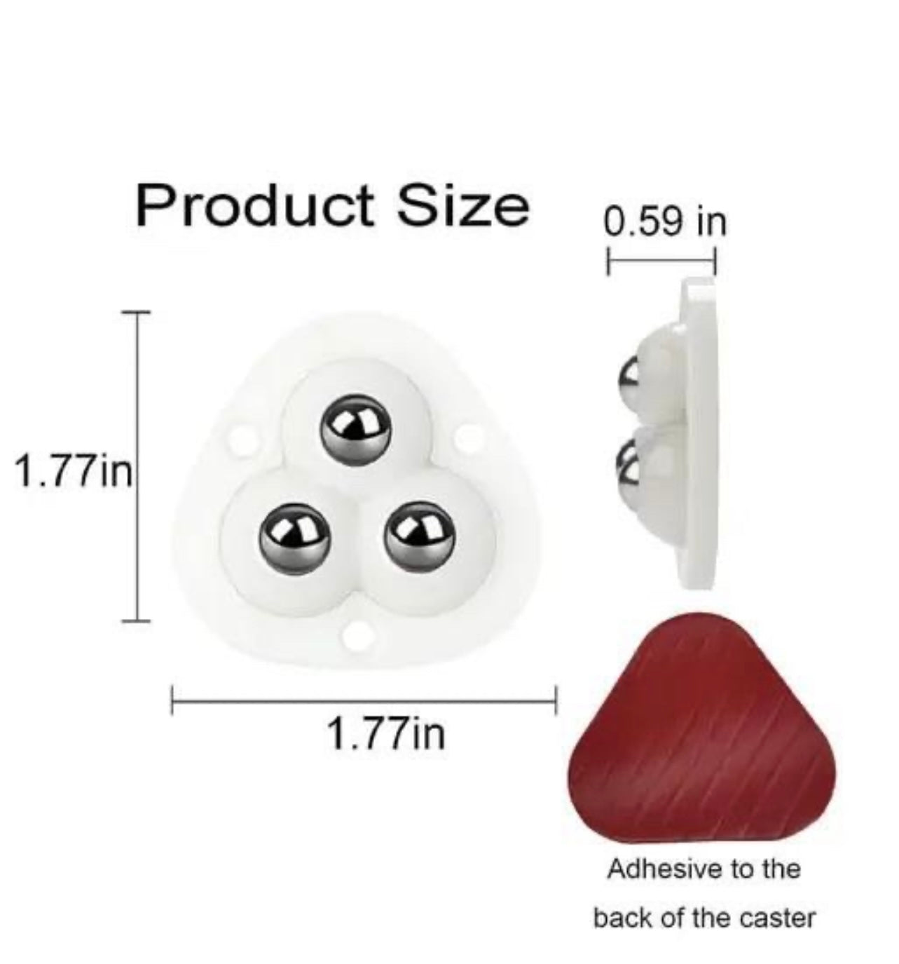 Self Adhesive Mini Swivel Casters
Wheels