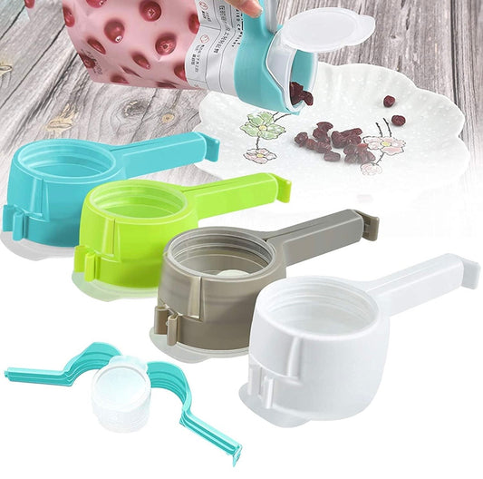 Sealing Clip with Pour Spout (4 piece)