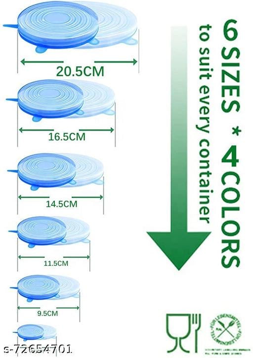 Food Sealing Clips & Lids – Pack of 5